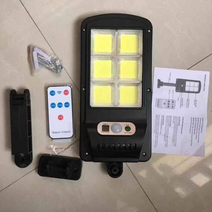 Remote Control 77-LED Solar Sensor Light | straighthome® - Image 1