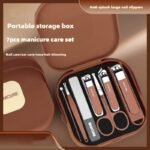 Eagle Mouth Sharp Design Stainless Steel & Carbon Steel 7-Piece Manicure Set | straighthome® - Image 2