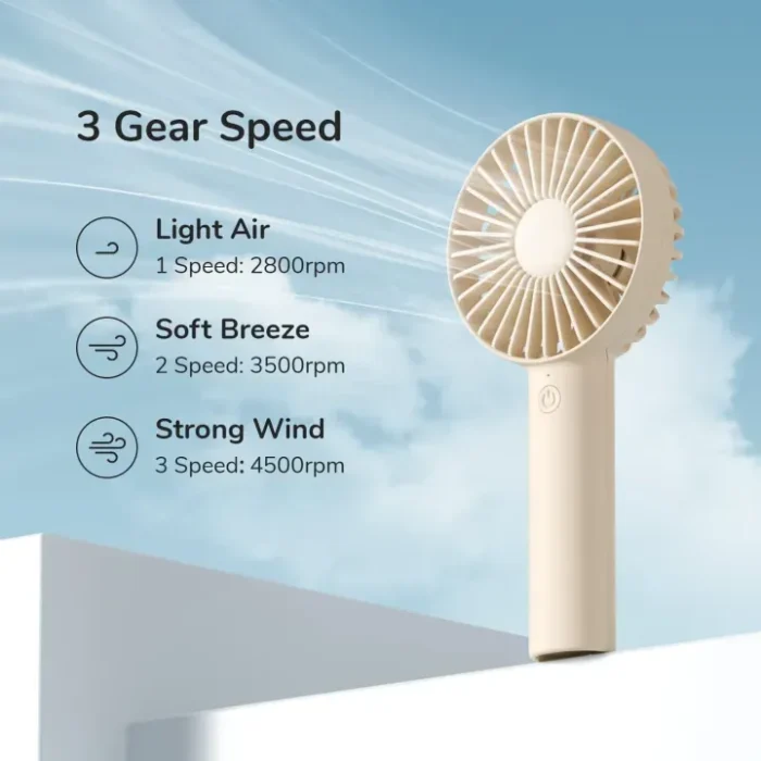 JYSUPER JY-1881 Portable USB Mini Fan with LED Light | straighthome® - Image 1