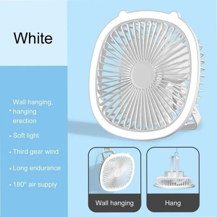 USB Mini Rechargeable Desk Fan | straighthome® - Image 1