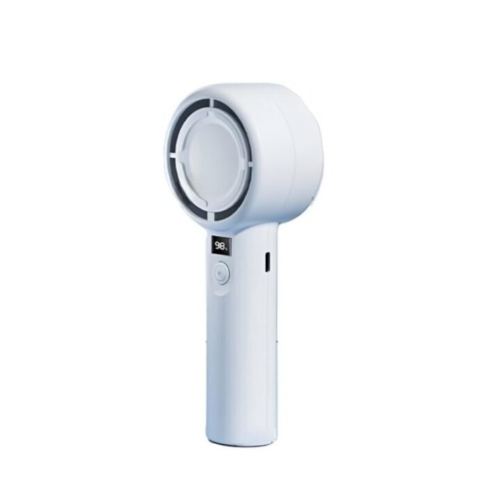 Plextone F2 Handheld Fan with LED Display - Image 1