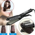 Kemei KM-2212 Hair Electric LCD Straightening Iron | straighthome®